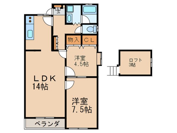 グレイスＭＩＫＩの物件間取画像